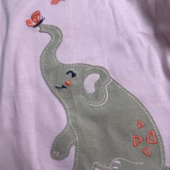 NWt 5T 5 o 4t 4 ELEPHANTs carters pajamas summer EASTER circus spring birthday - Picture 4 of 9